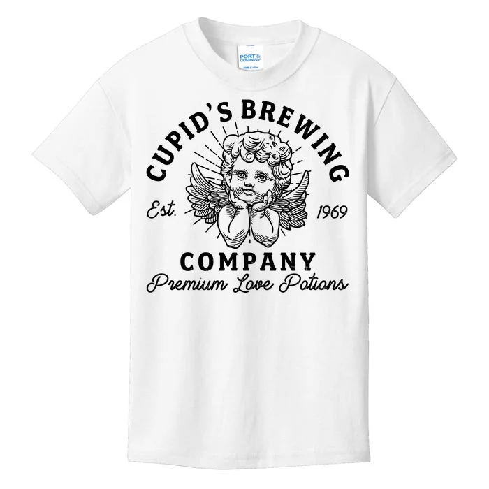 Vintage Cupid's Brewing Company Est 1969 Premium Love Potions Kids T-Shirt