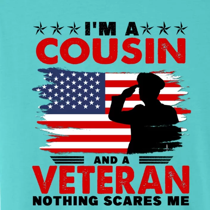 Veteran Cousin Brother Usa Flag 4th Of July Great Gift ChromaSoft Performance T-Shirt