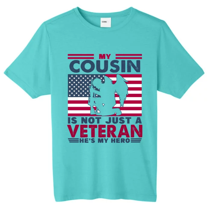 Veteran Cousin Brother Usa Flag 4th Of July Cool Gift ChromaSoft Performance T-Shirt