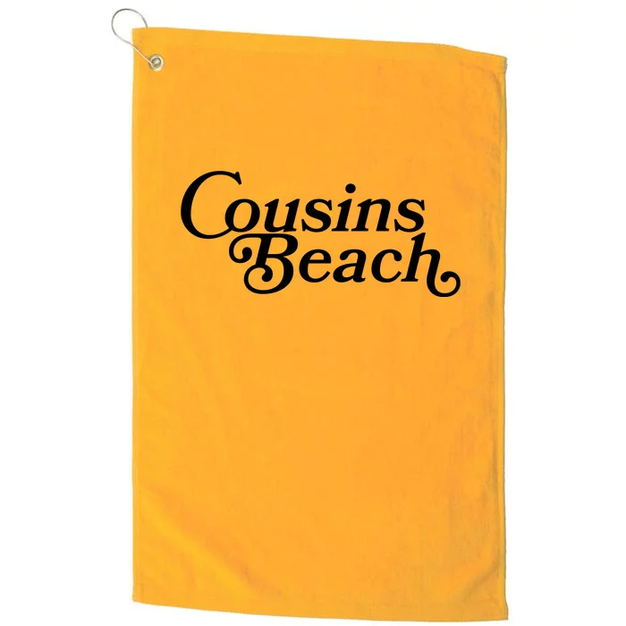 Vintage Cousins Beach Logo Platinum Collection Golf Towel