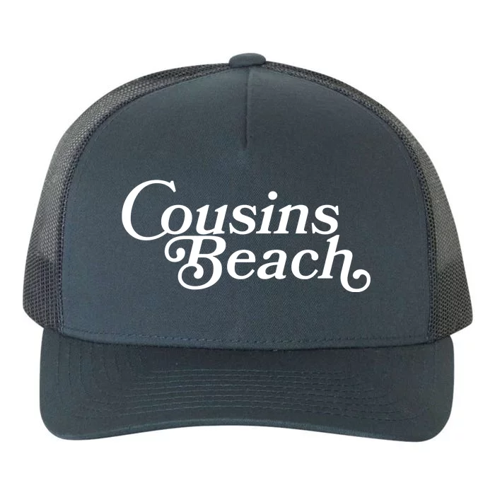 Vintage Cousins Beach Logo Yupoong Adult 5-Panel Trucker Hat