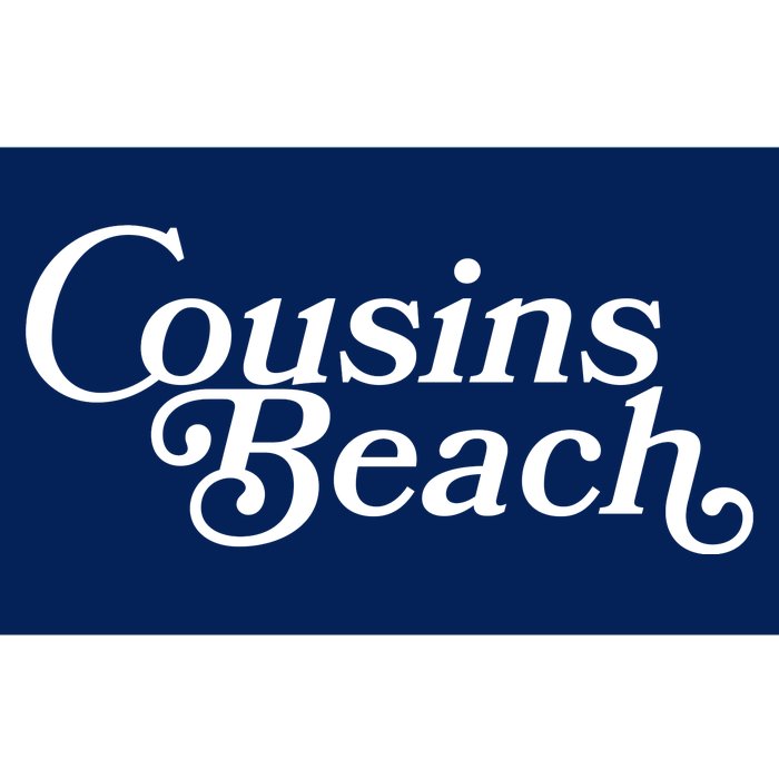 Vintage Cousins Beach Logo Bumper Sticker