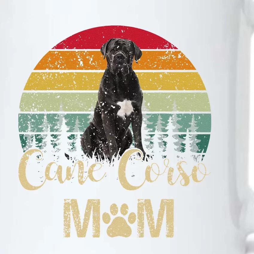 Vintage Cane Corso Mom Dog Lovers Mother Day Gift Black Color Changing Mug