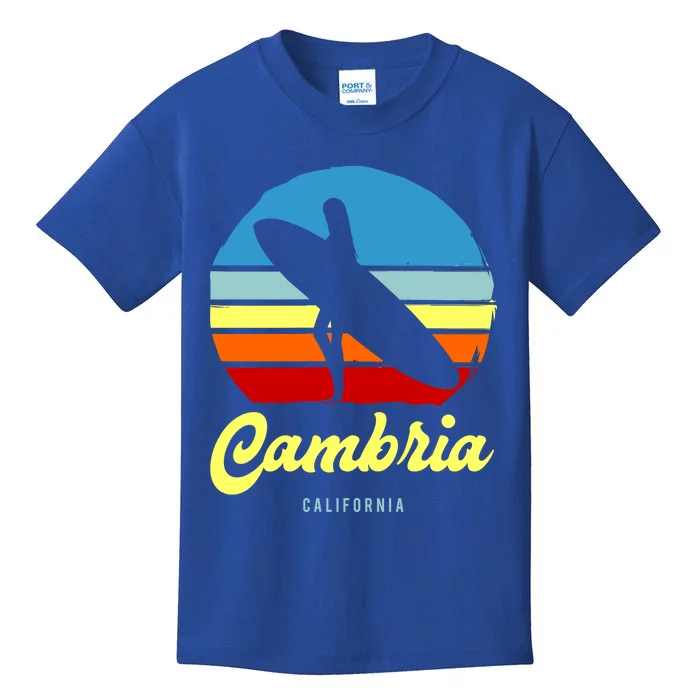 Vintage Cambria California Surf Cute Gift Kids T-Shirt