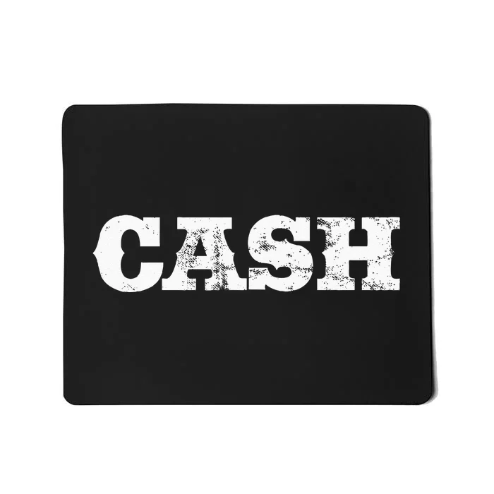 Vintage Cash Country Music Lovers Outlaw Mousepad