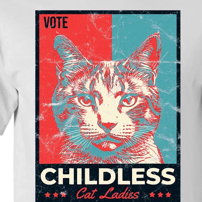 Vote Childless Cat Lady Tall T-Shirt