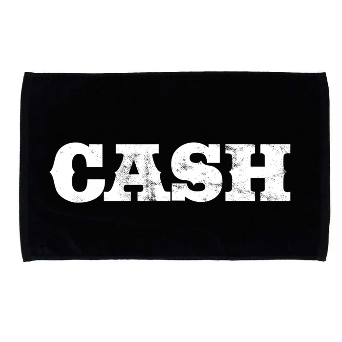 Vintage Cash Country Funny Music Lovers Outlaw Gift Microfiber Hand Towel