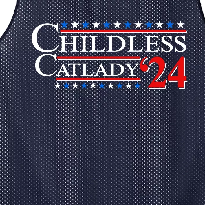 Vote Childless Catlady 2024 Mesh Reversible Basketball Jersey Tank