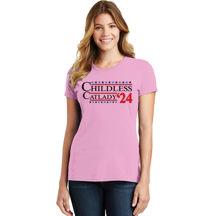 Vote Childless Catlady 2024 Women's T-Shirt