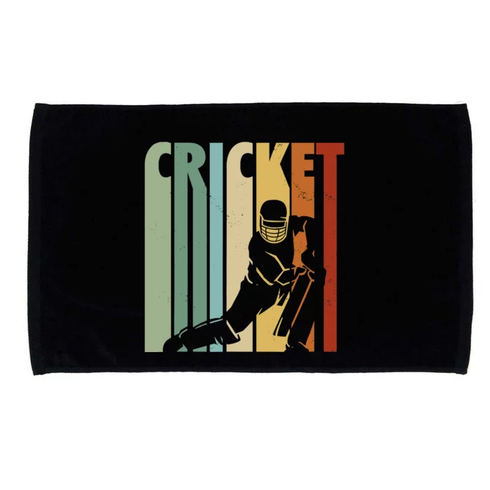 Vintage Cricket Cricket Player Microfiber Hand Towel