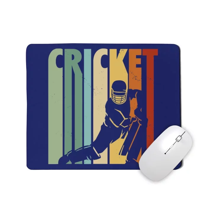 Vintage Cricket Cricket Player Mousepad