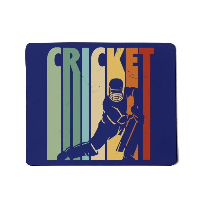 Vintage Cricket Cricket Player Mousepad