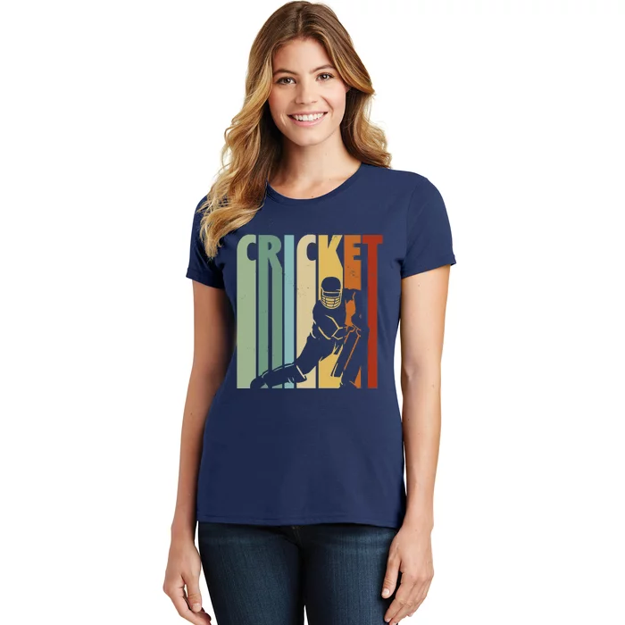 Vintage Cricket Cricket Player Women's T-Shirt