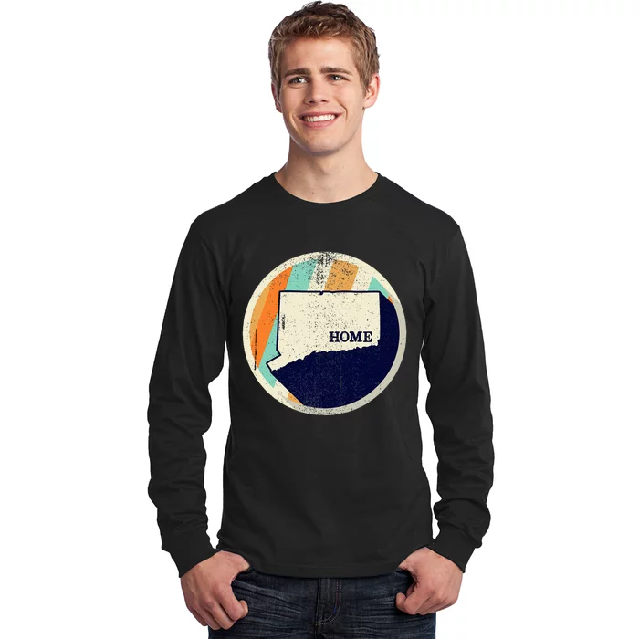 Vintage Connecticut Ct Home State Long Sleeve Shirt