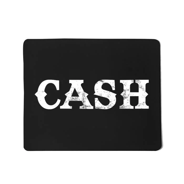 Vintage Cash Country Music Lovers Outlaw Mousepad