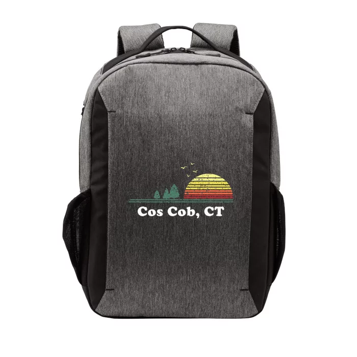 Vintage Cos Cob Connecticut Home Souvenir Vector Backpack