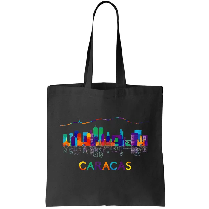 Venezuela Caracas City Arepas Pan Venezuelan Flag Avila Tote Bag