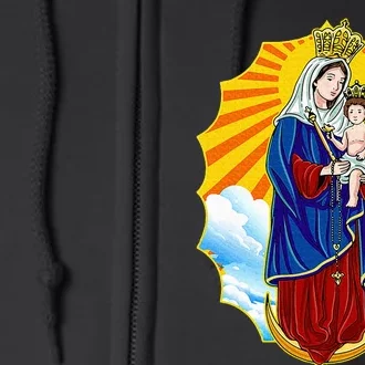 Virgen Chiquinquira Chinita Zulia Maracaibo Venezuela Full Zip Hoodie