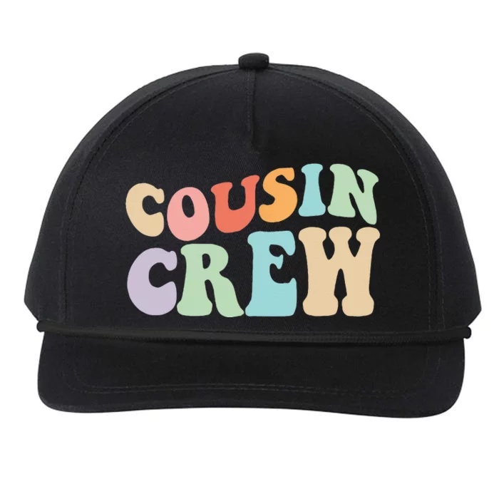 Vintage Cousin Crew Snapback Five-Panel Rope Hat