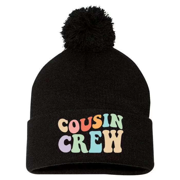 Vintage Cousin Crew Pom Pom 12in Knit Beanie