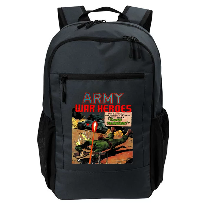 Vintage Comic Cover Title Honor The Brave Army War Heroes Gift Daily Commute Backpack