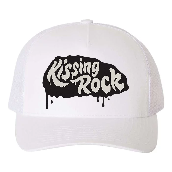 Vintage Carthage College Kissing Rock Throwback Yupoong Adult 5-Panel Trucker Hat