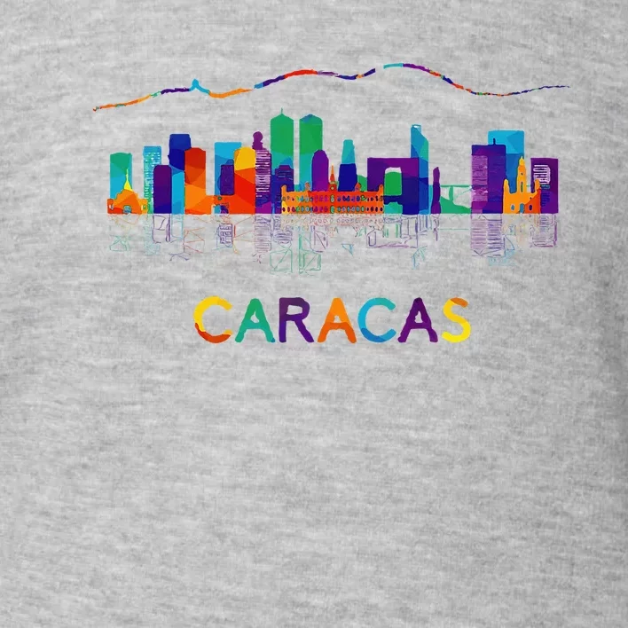 Venezuela Caracas City Arepas Pan Venezuelan Flag Avila Toddler Sweatshirt