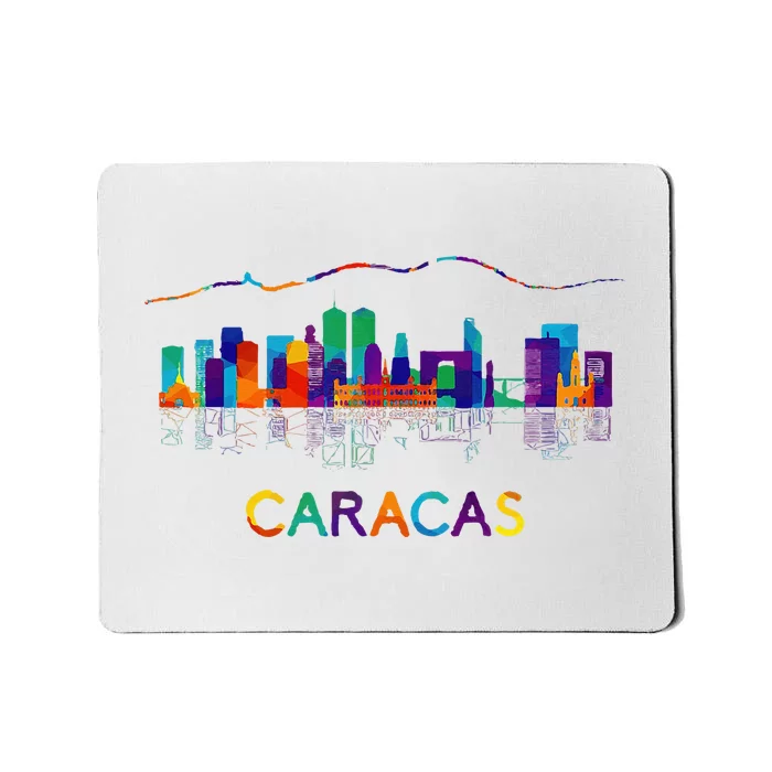 Venezuela Caracas City Arepas Pan Venezuelan Flag Avila Mousepad