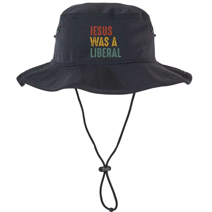 Vintage Christian Democrat Jesus Was A Liberal Legacy Cool Fit Booney Bucket Hat