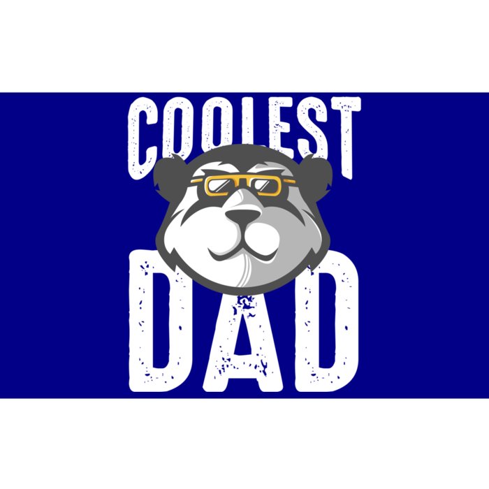 Vintage Coolest Dad Panda Worlds Best Father Dad Crew Gift Bumper Sticker