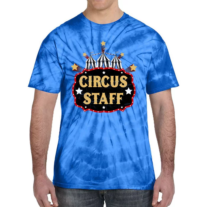 Vintage Costume Event Circus Staff Themed Birthday Party Meaningful Gift Tie-Dye T-Shirt