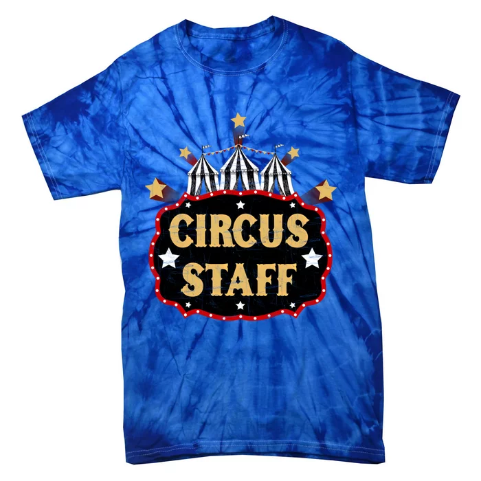 Vintage Costume Event Circus Staff Themed Birthday Party Meaningful Gift Tie-Dye T-Shirt