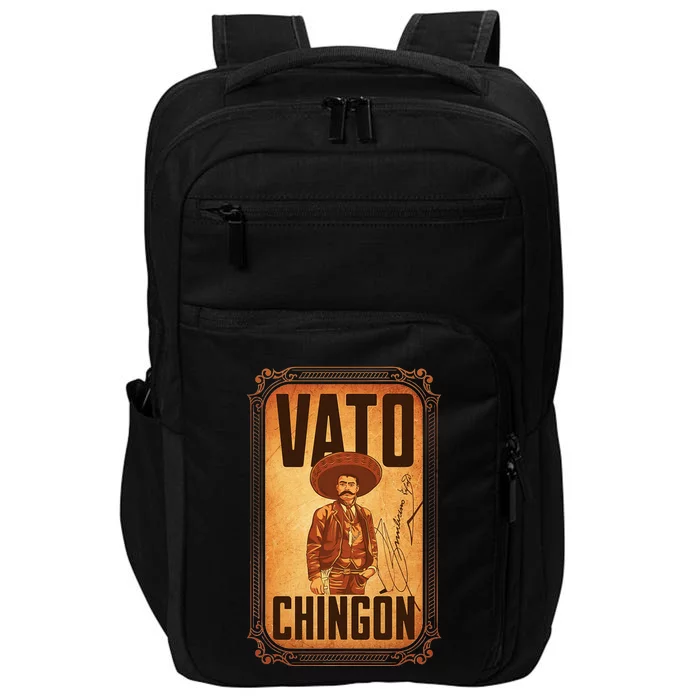 Vato ChingóN. Emiliano Zapata Portrait Impact Tech Backpack