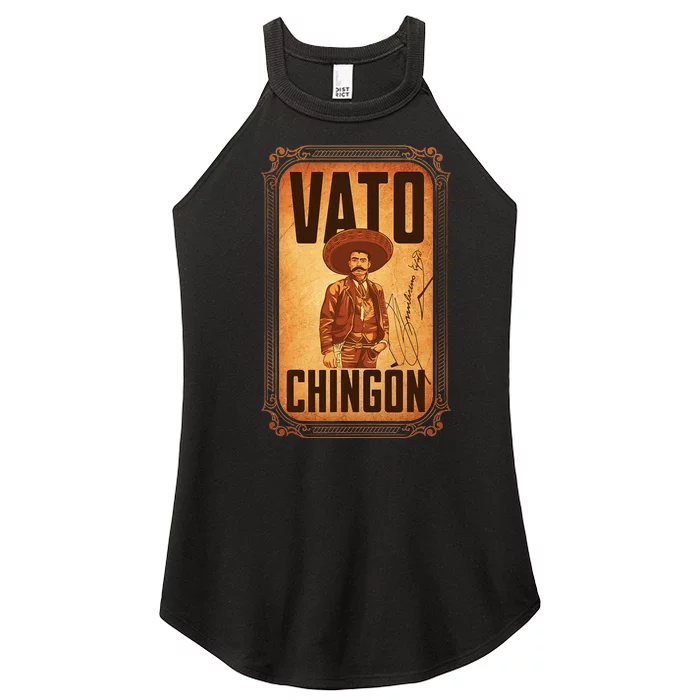 Vato ChingóN. Emiliano Zapata Portrait Women’s Perfect Tri Rocker Tank