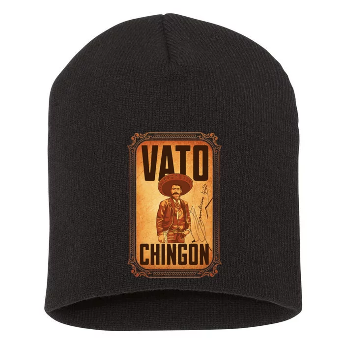 Vato ChingóN. Emiliano Zapata Portrait Short Acrylic Beanie