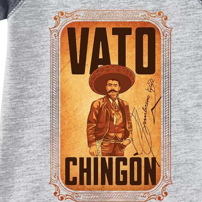 Vato ChingóN. Emiliano Zapata Portrait Infant Baby Jersey Bodysuit