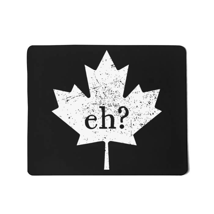 Vintage Canada Eh Maple Leaf Funny Canadian Roots Mousepad