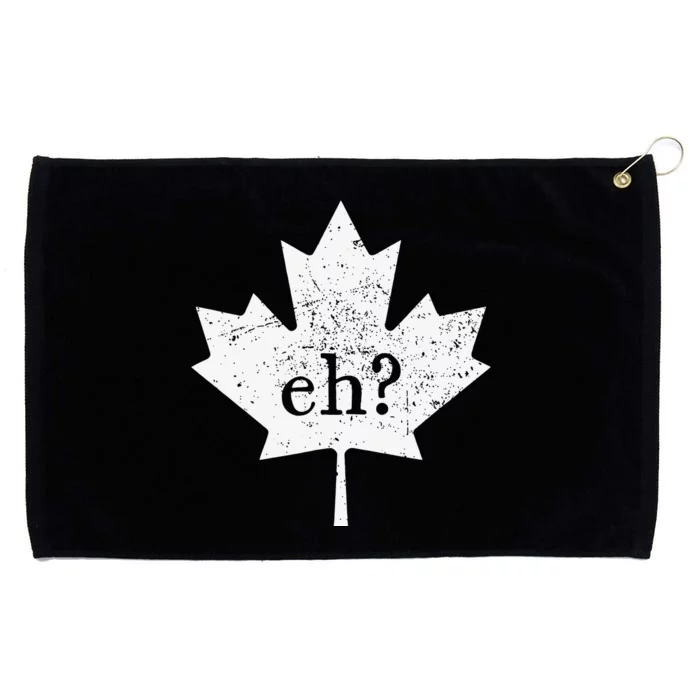 Vintage Canada Eh Maple Leaf Funny Canadian Roots Grommeted Golf Towel