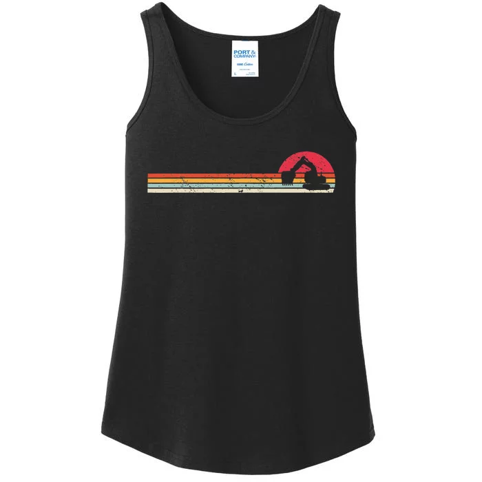 Vintage Construction Equipment Heavy Equipment Operator Ladies Essential Tank