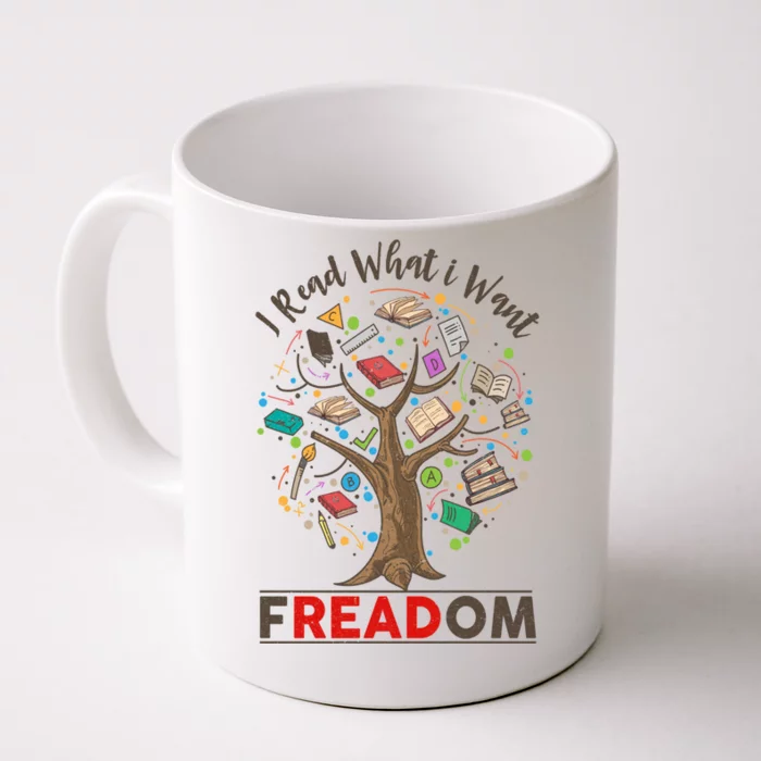 Vintage Censorship Freedom Reading Nerd I Read Banned Books Meaningful Gift Front & Back Coffee Mug