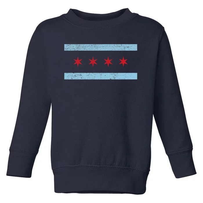 Vintage Chicago Flag Toddler Sweatshirt