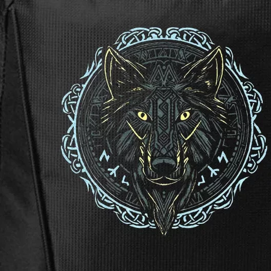 Viking Celtic Fenrir Wolf Of Odin Norse Myths Nordic Gifts City Backpack