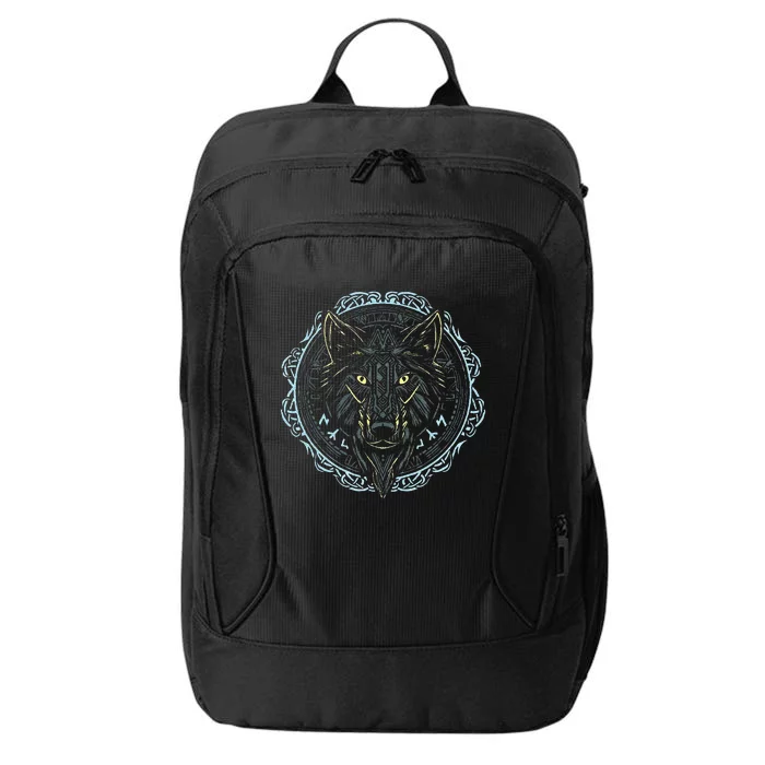 Viking Celtic Fenrir Wolf Of Odin Norse Myths Nordic Gifts City Backpack