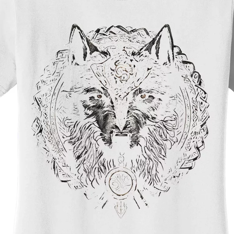 Viking Celtic Fenrir Wolf Women's T-Shirt