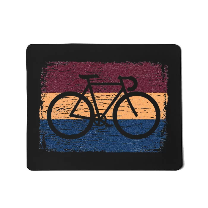 Vintage Cycling Funny Classic Bicycle Bicycling Lover Outfit Mousepad