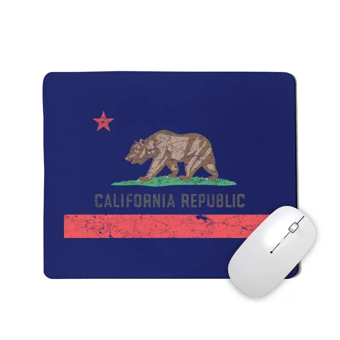 Vintage California Flag Mousepad