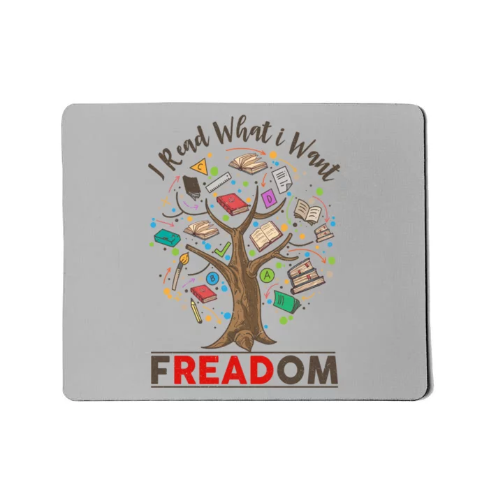 Vintage Censorship Freedom Reading Nerd I Read Banned Books Meaningful Gift Mousepad