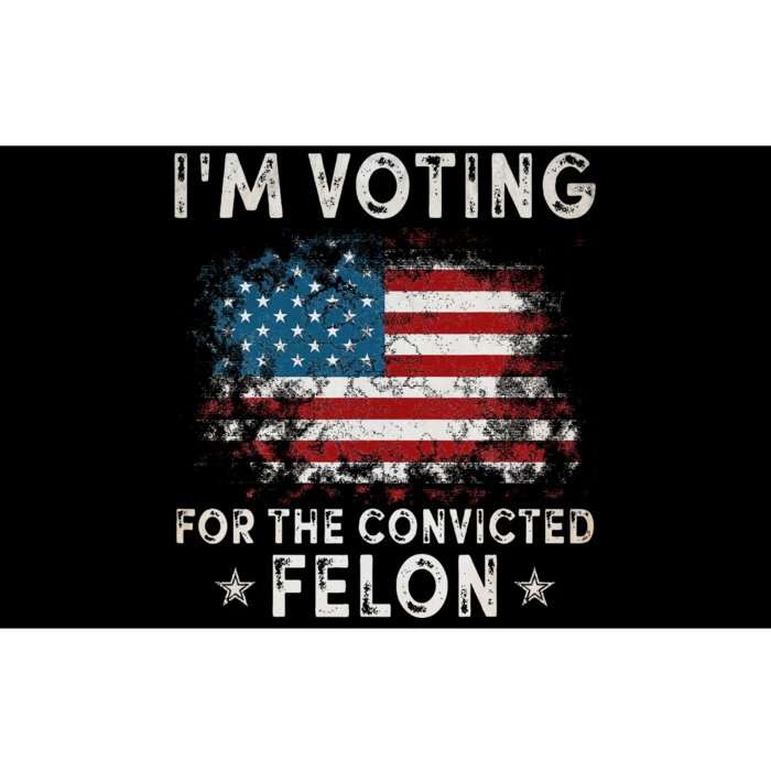 Voting Convicted Felon Retro Humor Bumper Sticker