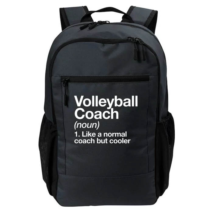 Volleyball Coach Funny Sports Definition Trainer Instructor Daily Commute Backpack