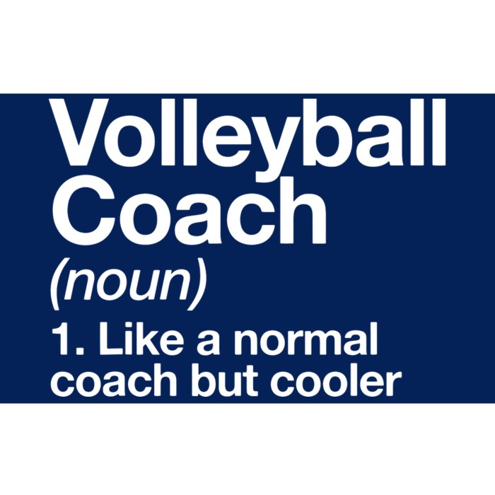 Volleyball Coach Funny Sports Definition Trainer Instructor Bumper Sticker